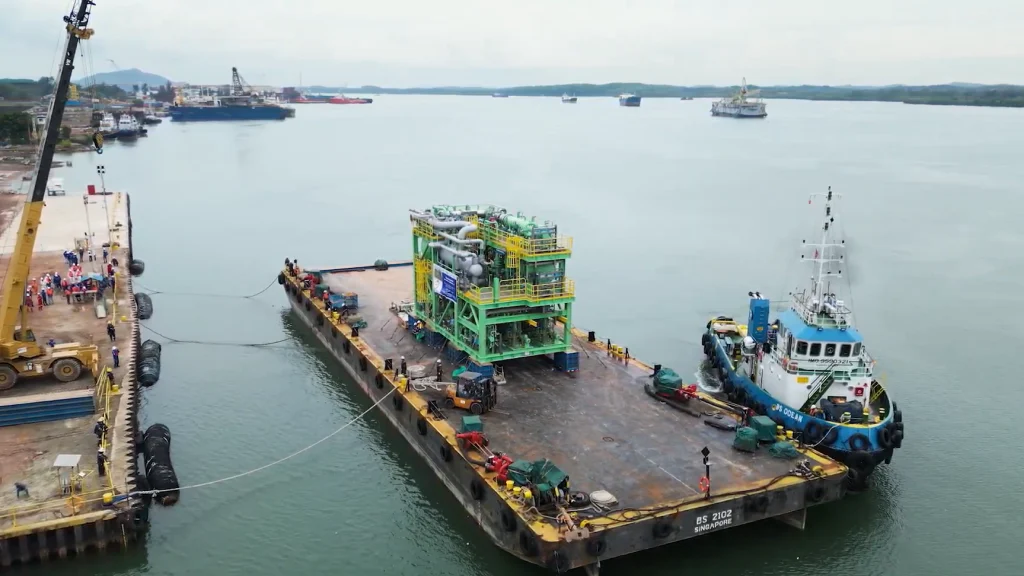 Jasa Video Loadout Module Proyek Oil & Gas di Batam