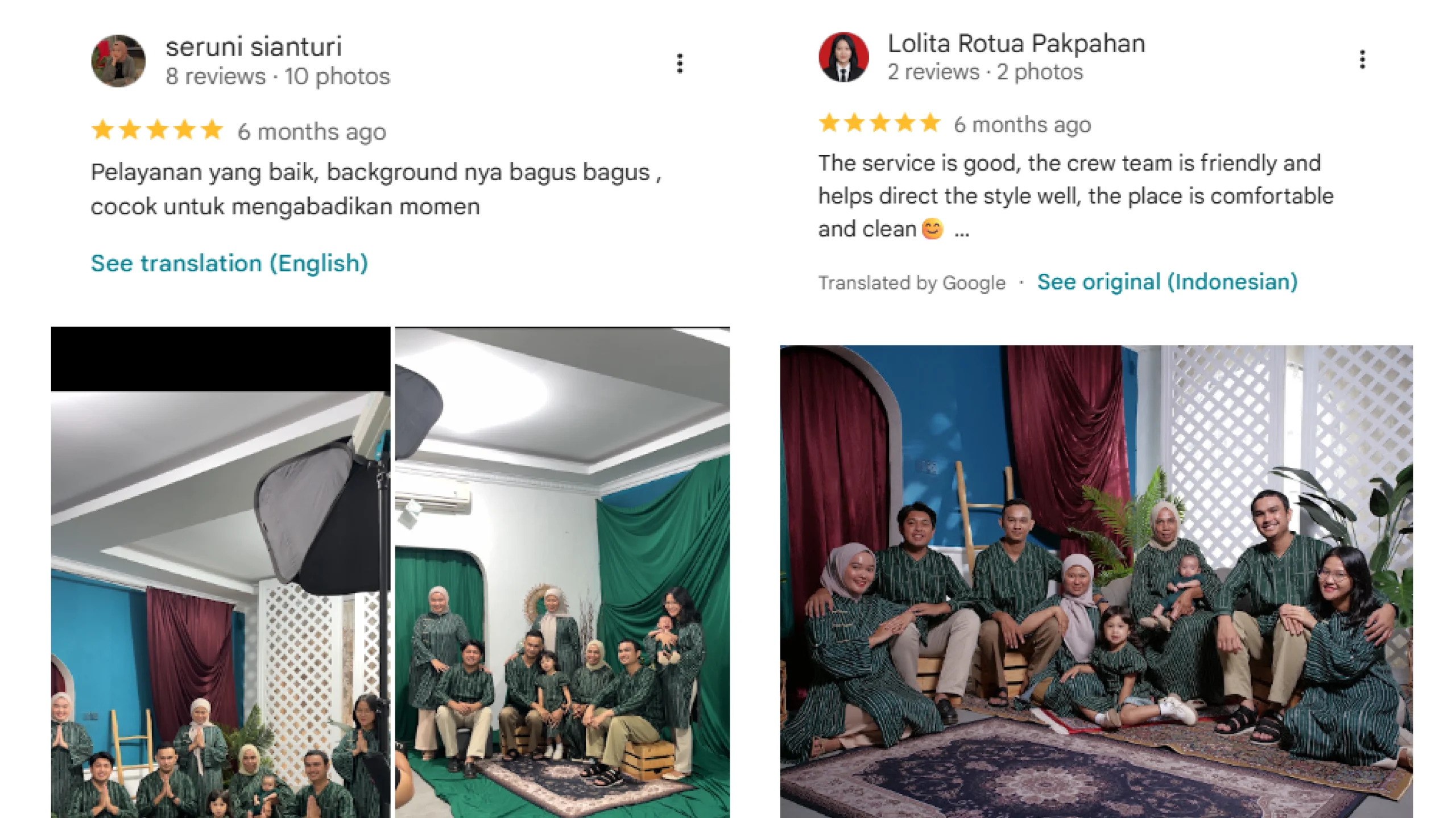 Testimoni pelanggan Sudut Rumah Studio Batam 02